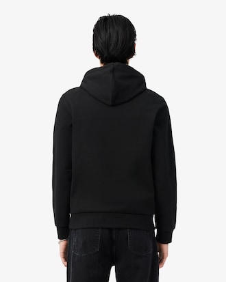 Logo Stripe Zipped Hoodie