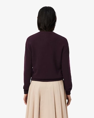 Relaxed Fit Cotton Crew Neck Sweater