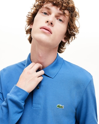 Classic Fit Long Sleeved L.12.12 Polo Shirt