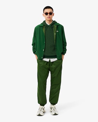 Monogram fleece hoodie