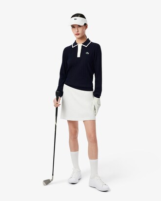 Polo Collar Stretch Golf Sweater