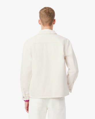 Heavy Cotton Denim Overshirt Jacket