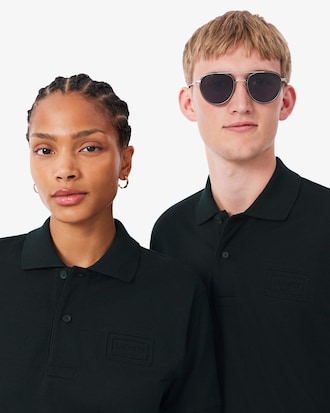 Classic Fit Embossed Branding Polo Shirt