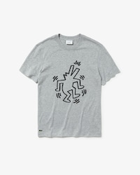 Men's Keith Haring Print Crew Neck Regular Fit Cotton T-shirt