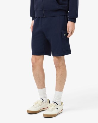 Cotton Fleece Cargo Shorts