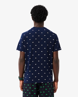 Crocodile Print Pyjama Top