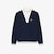 Navy Blue / White