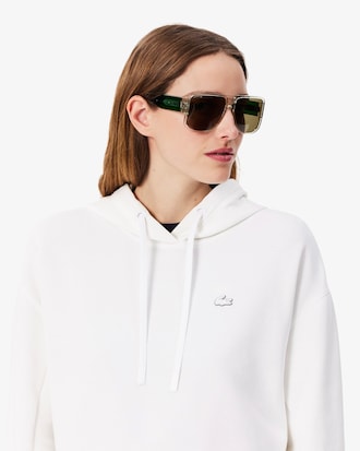 Short Cut Cotton Hoodie