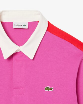 Classic Fit Colour-Block Rugby Polo Shirt