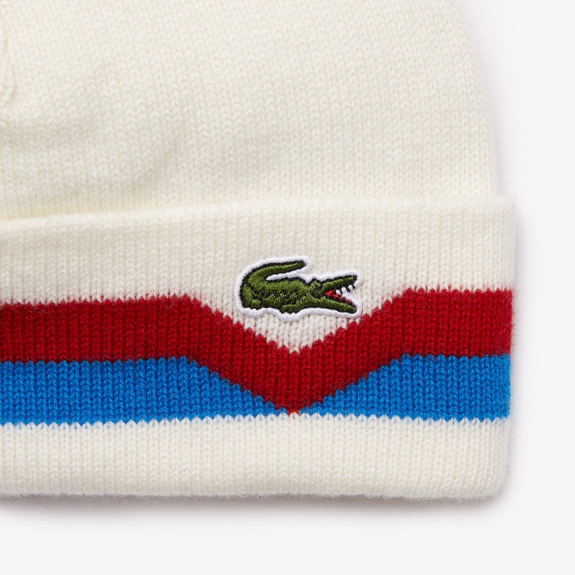 red lacoste beanie