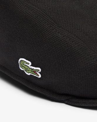 Embroidered Crocodile Petit Piqué Beret