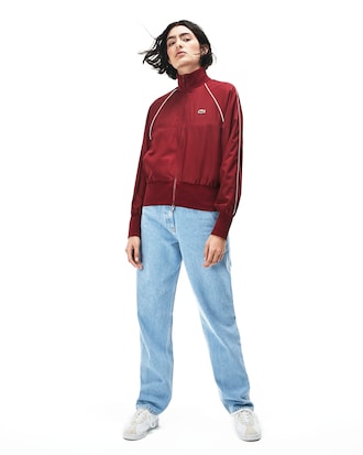 Women's Ultra Light Colourblock Blouse Effect Short Jacket