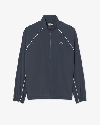 Sport Water-Repellent Trim Accent Track Jacket