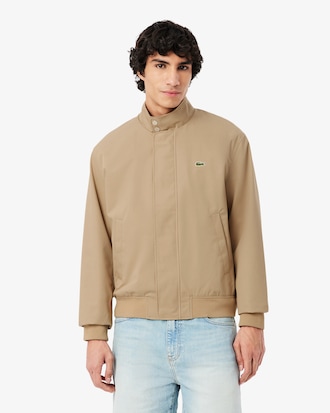 Water-Repellent Twill Harrington Jacket