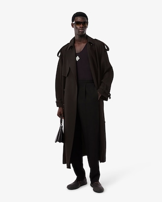 Runway Wool Trench Coat