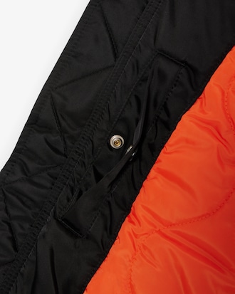 Water-Repellent Padded Bomber Jacket