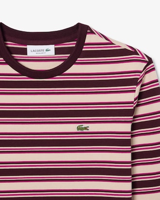 Long Sleeved Striped Jersey T-shirt