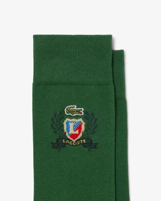 Jacquard Shield Accent Socks