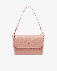 Maheki Embossed Leather Shoulder Bag