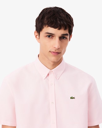 Regular Fit Short-Sleeved Oxford Shirt