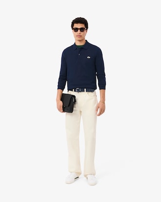 Slim Fit L.12.12 Long Sleeved Polo Shirt