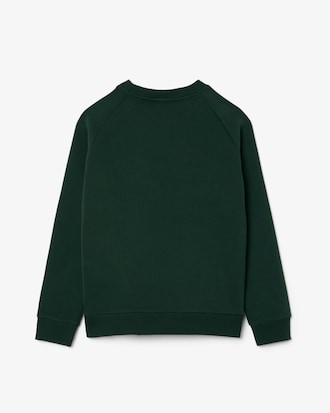 Monogram Print Fleece Sweatshirt