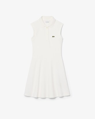 Sleeveless Stretch Piqu&eacute; Dress