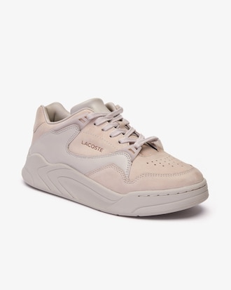 Women&rsquo;s Court Slam Nubuck Leather Trainers
