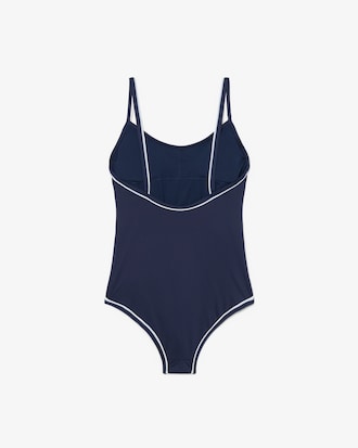One Piece Trim Accent Swimsuit