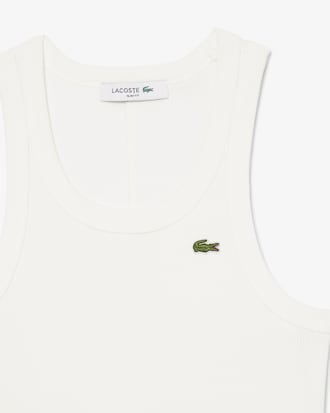 Slim Fit Ribbed Cotton Tank Top