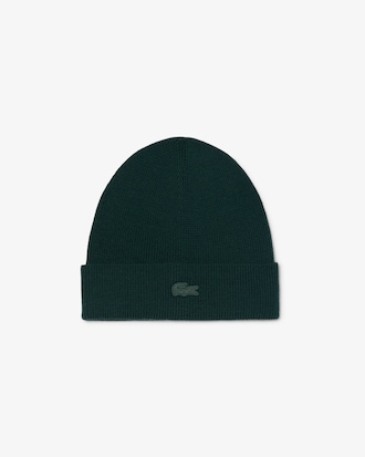 Ribbed Cuff Wool Beanie