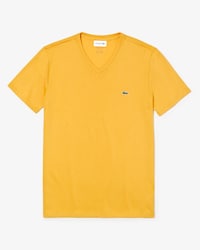 Lightweight Cotton Pima V Neck T-shirt