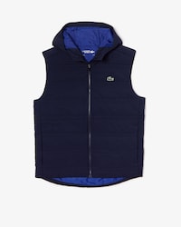 Men's Lacoste SPORT Hooded Quilted Rain Vest