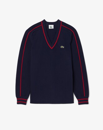 Archive Edition Striped V Neck Sweater