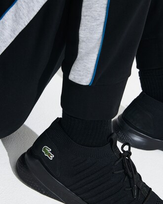 Men's Lacoste SPORT Colourblock Bands Fleece Sweatpants