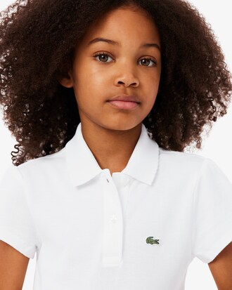 Scalloped Collar Piqu&eacute; Polo Shirt