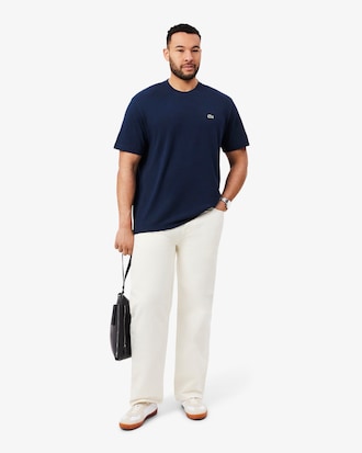 Heavy Cotton and Linen Piqu&eacute; T-shirt