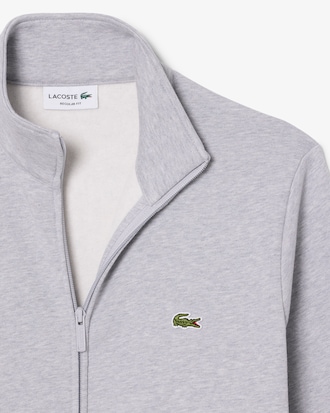 Zipped Fleece Sweatshirt