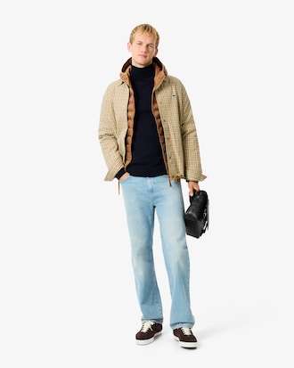 Water-Repellent Quilted Puffed Jacket