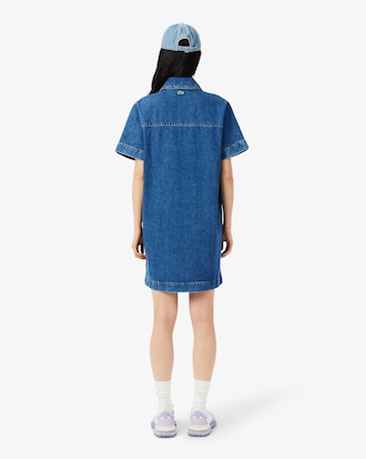Oversized Cotton Denim Dress
