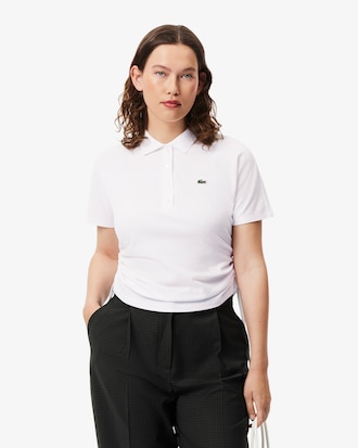 Slim Fit Adjustable Piqué Polo Shirt