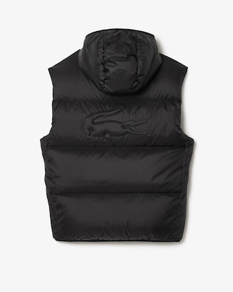 Water-Repellent Short Puffed Vest