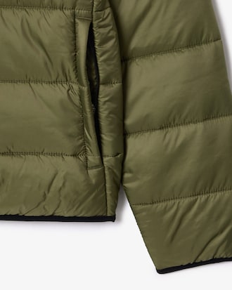 Water-Repellent Quilted Puffed Jacket