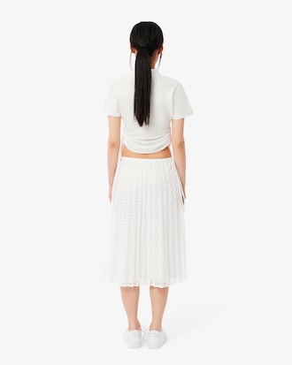 Pleated Lace Skirt