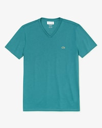 Lightweight Cotton Pima V Neck T-shirt