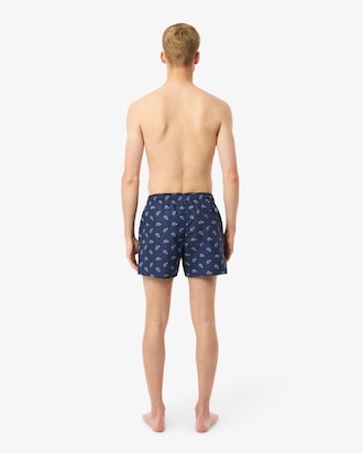 Crocodile Print Swim Trunks