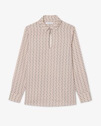 Regular Fit Printed Popover Shirt