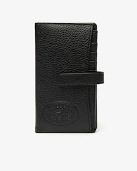 Women's Croco Crew Grained Leather Telephone Case Wallet