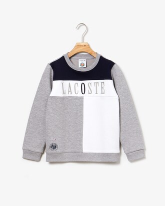 Boys' Lacoste SPORT French Open Edition Embroidered Sweatshirt