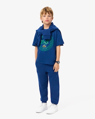 Contrast Badge Cotton T-shirt